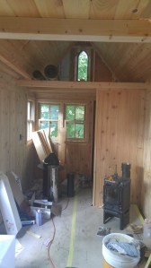 Our little woodstove called "The Hobbit"